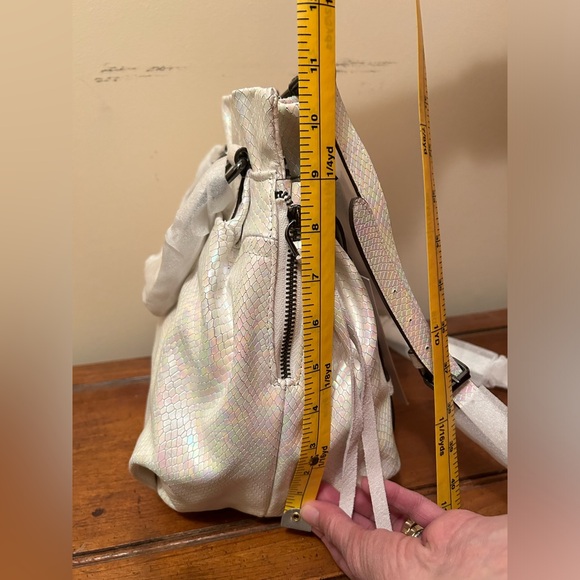 Aimee Kestenberg Cooper Leather Convertible Shoulder Bag - Hologram Snake - Picture 16 of 17